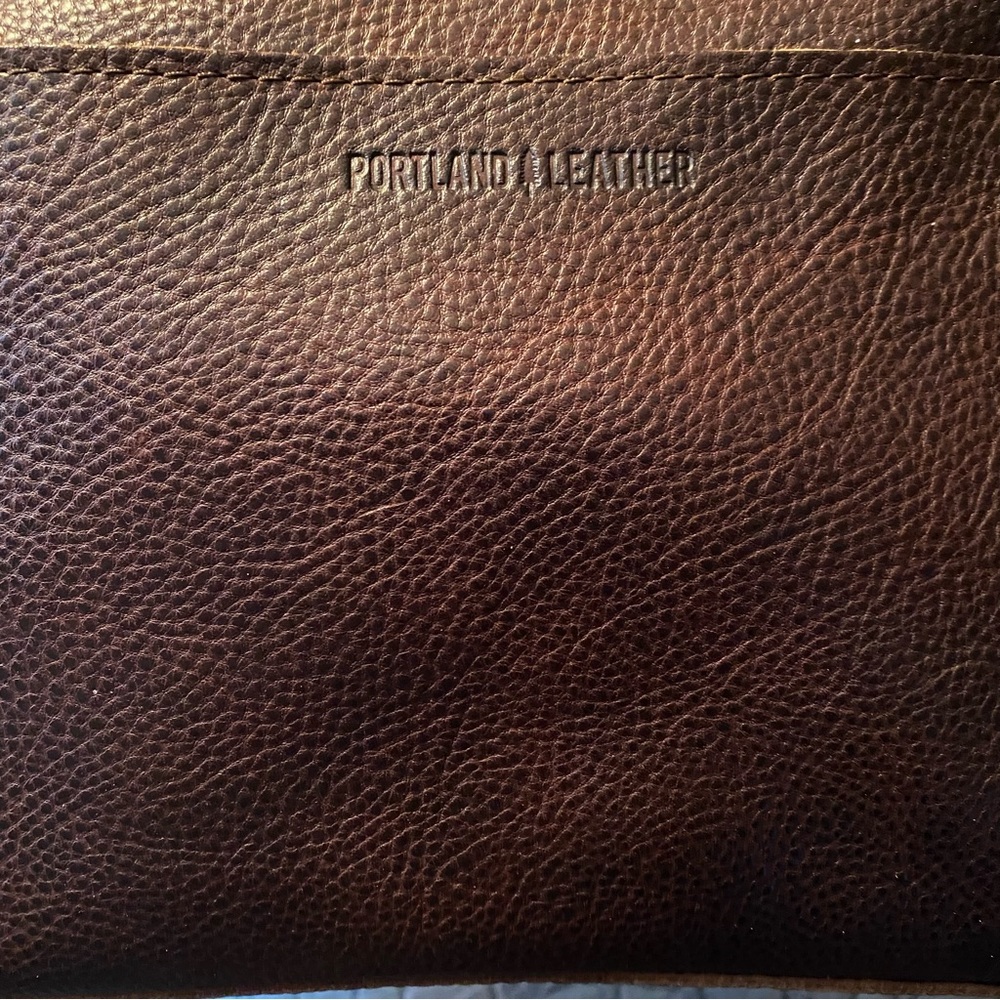 PORTLAND LEATHER Poppy Purse Large Coldbrew - Picture 6 of 10
